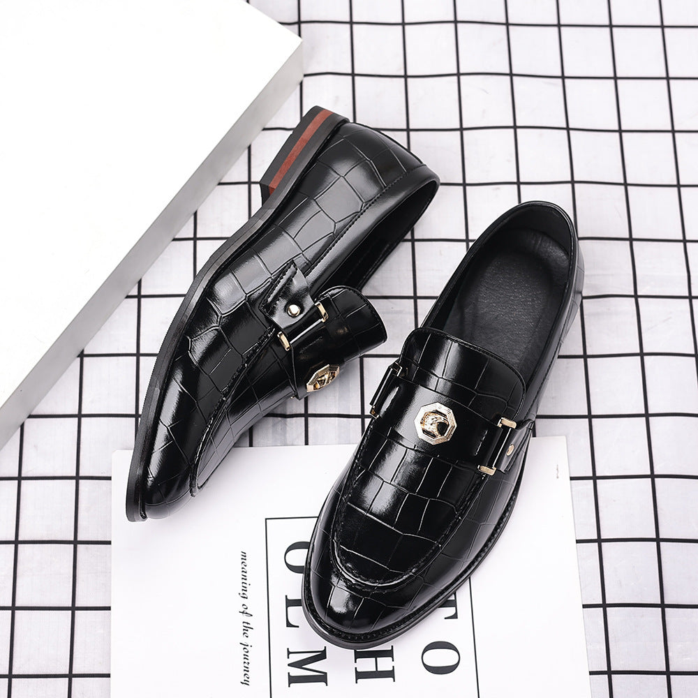 Mocasines casuales a cuadros de tallas grandes para hombre