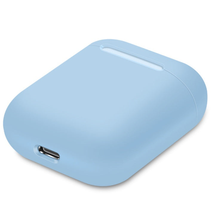 Compatible con Apple, funda protectora adecuada para la carcasa de protección de la caja de carga de auriculares inalámbricos Bluetooth, funda de silicona antiporatable