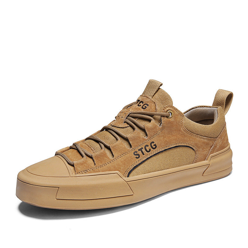 Zapatillas bajas deportivas personalizadas con cordones, suela adherente, ligeras para hombre