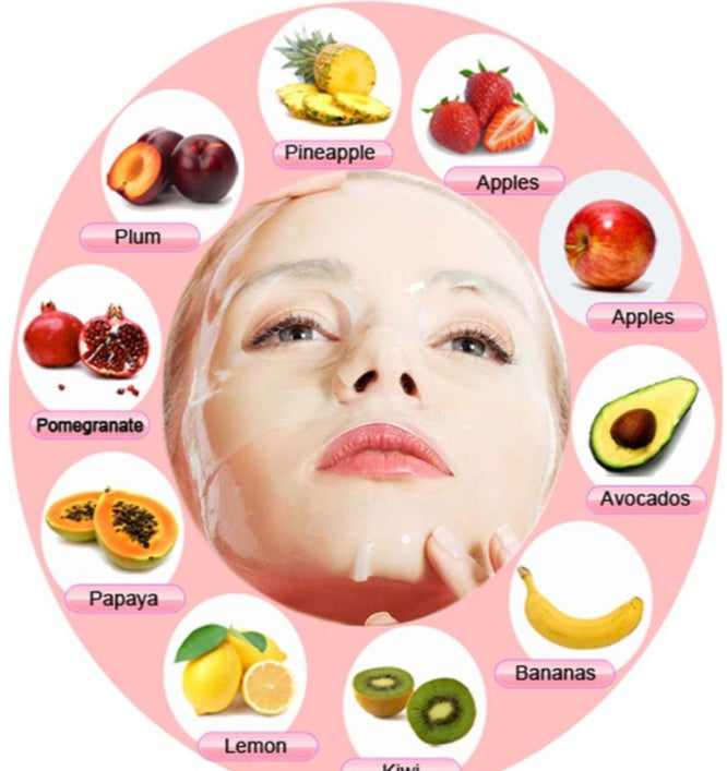 Máquina para hacer mascarillas faciales Tratamiento facial automático de frutas y verduras naturales de colágeno para uso doméstico Cuidado de la piel de belleza SPA