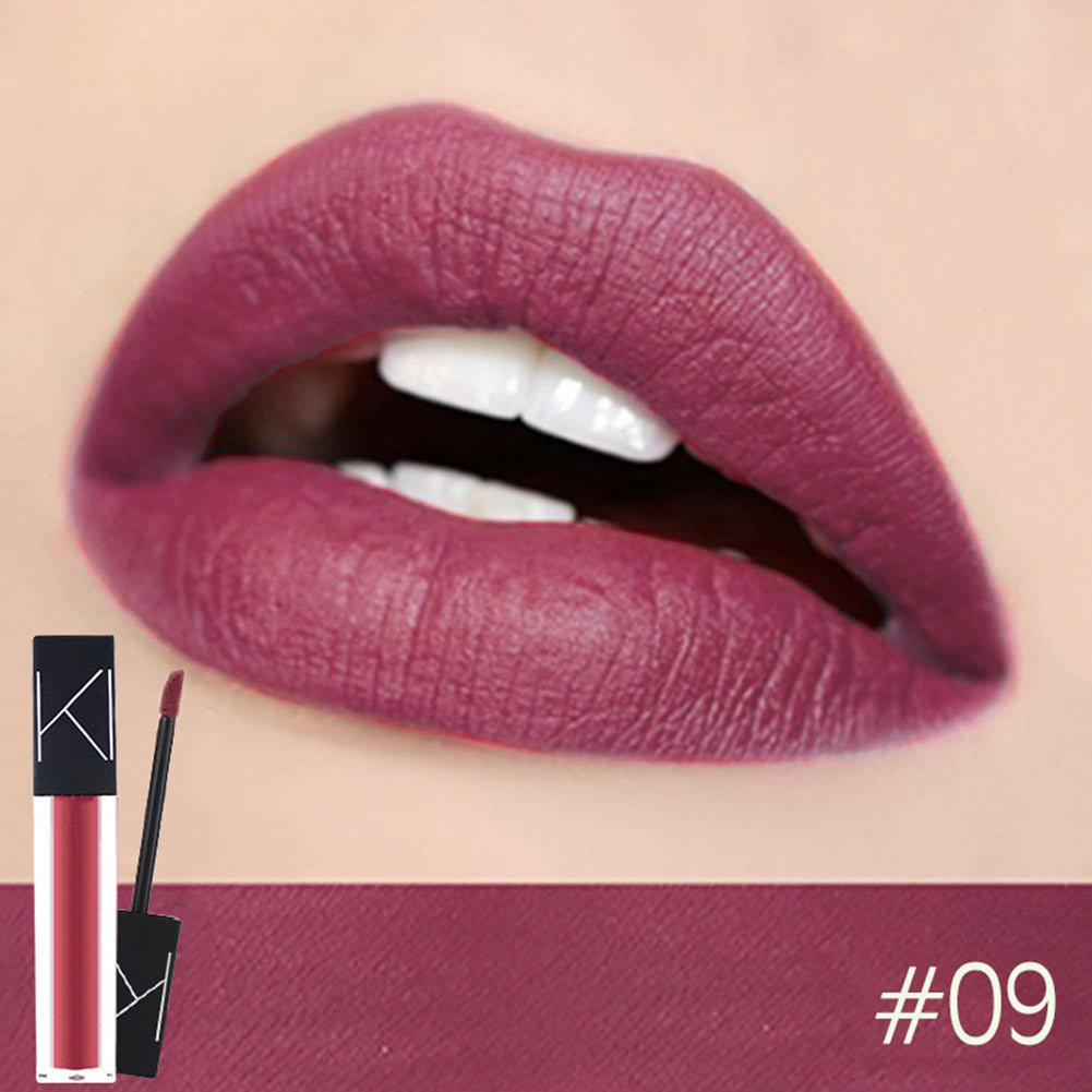 KIMUSE Maquillaje Labial Líquido Mate Suave Lápiz Labial Mate Impermeable Cosmético Maquillaje Labial Larga Duración Lápiz Labial Mate Maquillaje