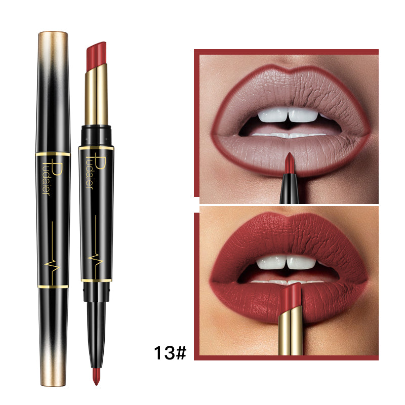 Delineador de labios doble