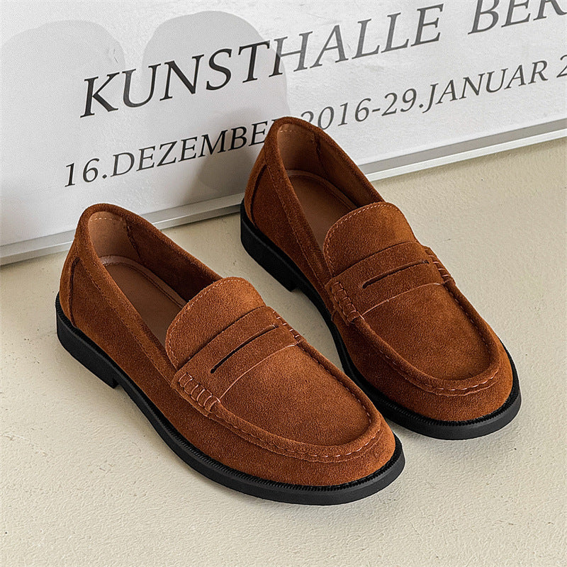 Zapatos Casuales de Negocios Retro sin Cordones para Hombre que Combinan con Todo