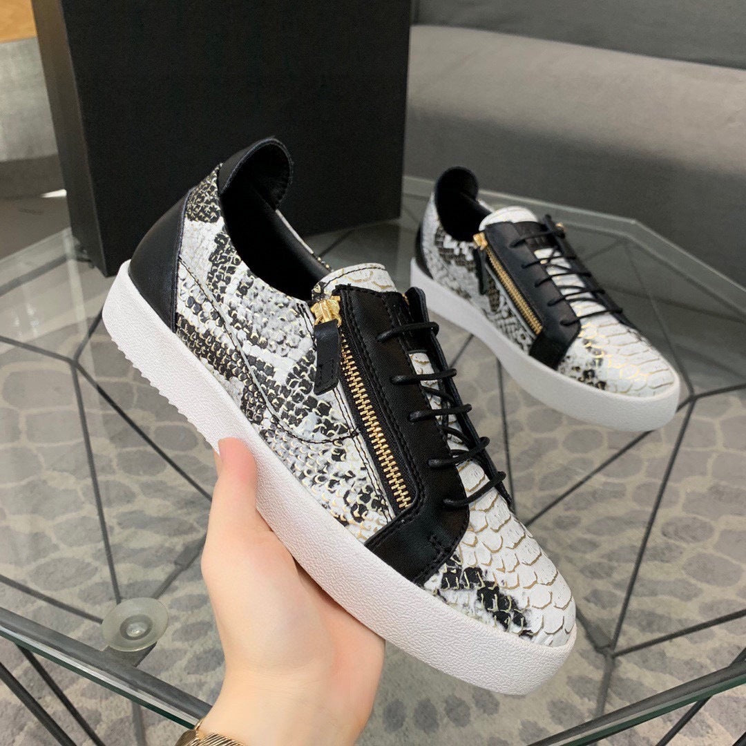 Zapatos casuales de moda de cuero de vaca para hombre Estilo Europeo