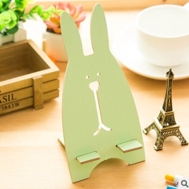Soporte para teléfono móvil de conejo de dibujos animados lindo
