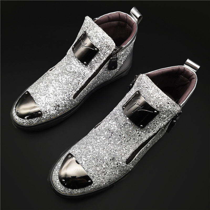 Botas Martin británicas con lentejuelas