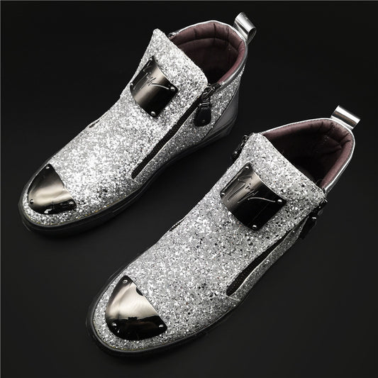 Botas Martin británicas con lentejuelas