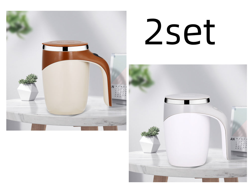 Modelo recargable Taza de café con agitador automático Taza eléctrica de agitación de alto valor Batido perezoso Taza de agua magnética giratoria
