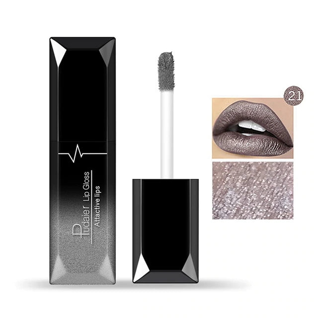 Maquillaje mate, brillo labial mate, pintalabios
