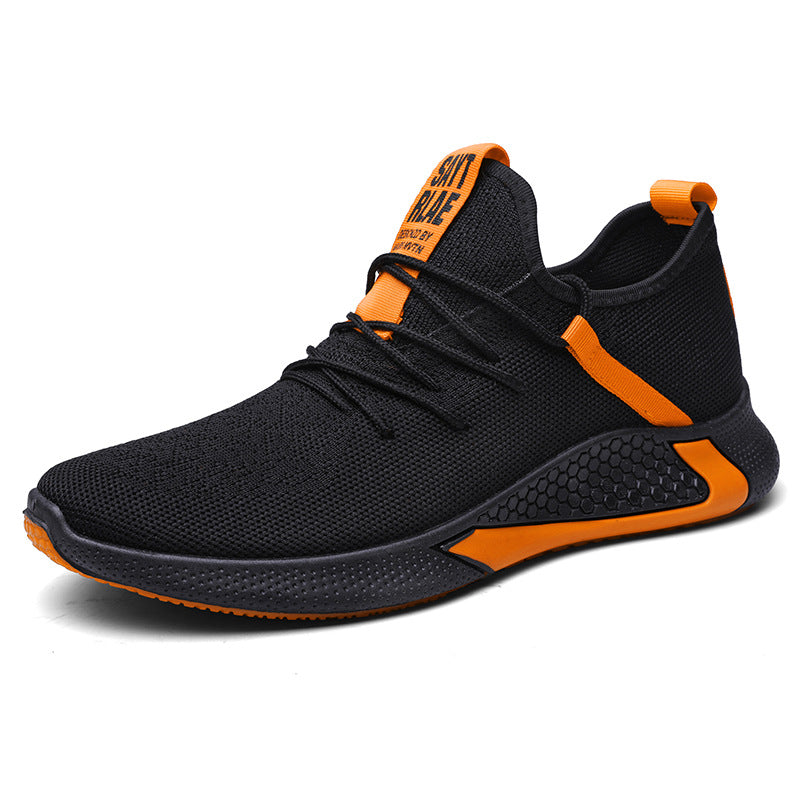 Zapatillas de running bajas transpirables de tejido elástico
