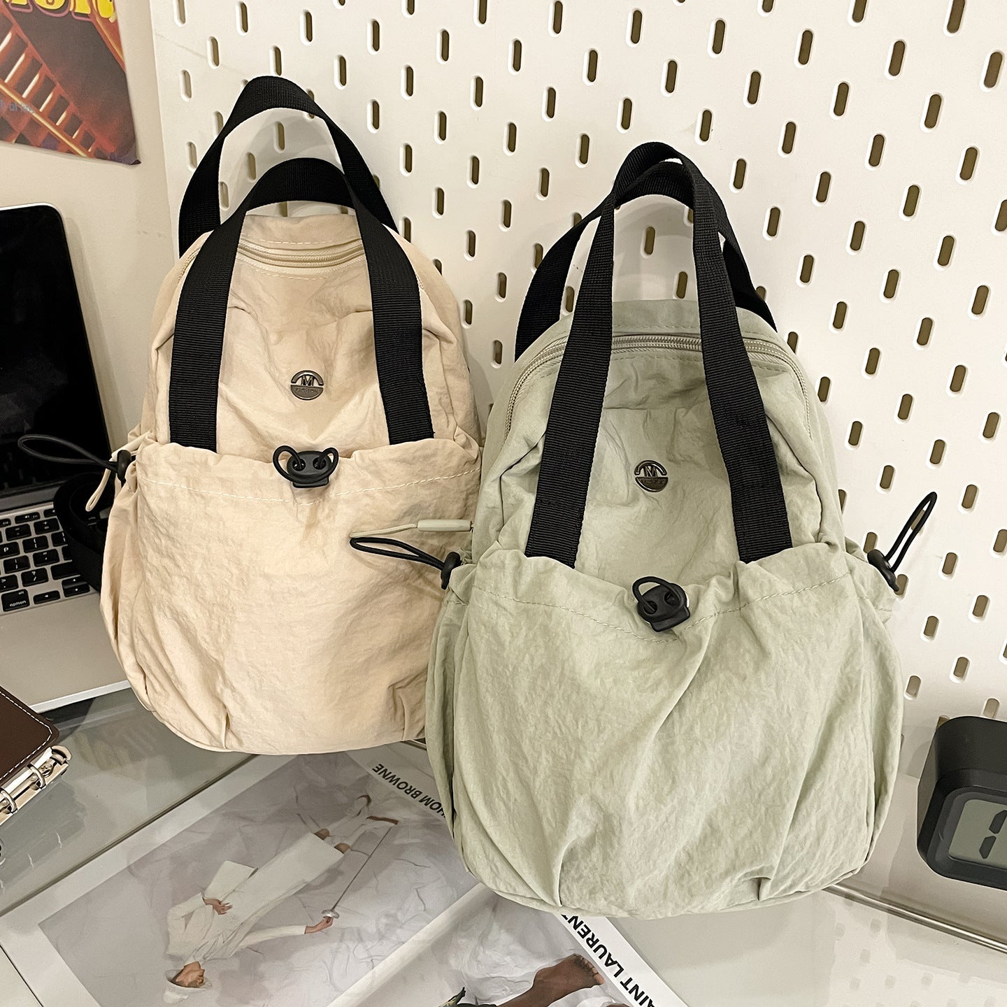 Mochila cruzada de nailon de gran capacidad