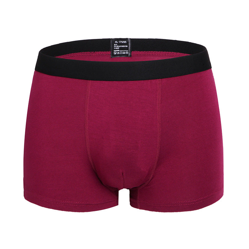 Men's Underwear Summer Boxer Briefs Breathable Four-Corner Style