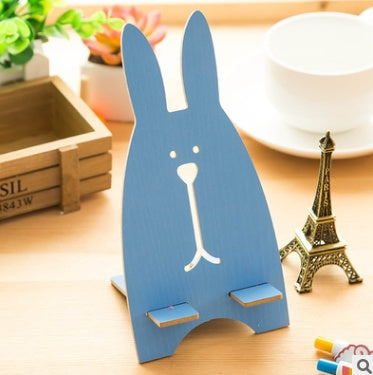 Soporte para teléfono móvil de conejo de dibujos animados lindo