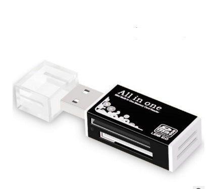 Lector de tarjetas múltiple en uno, mini versátil SDTF para cámara de teléfono móvil, tarjeta de memoria USB universal de alta velocidad