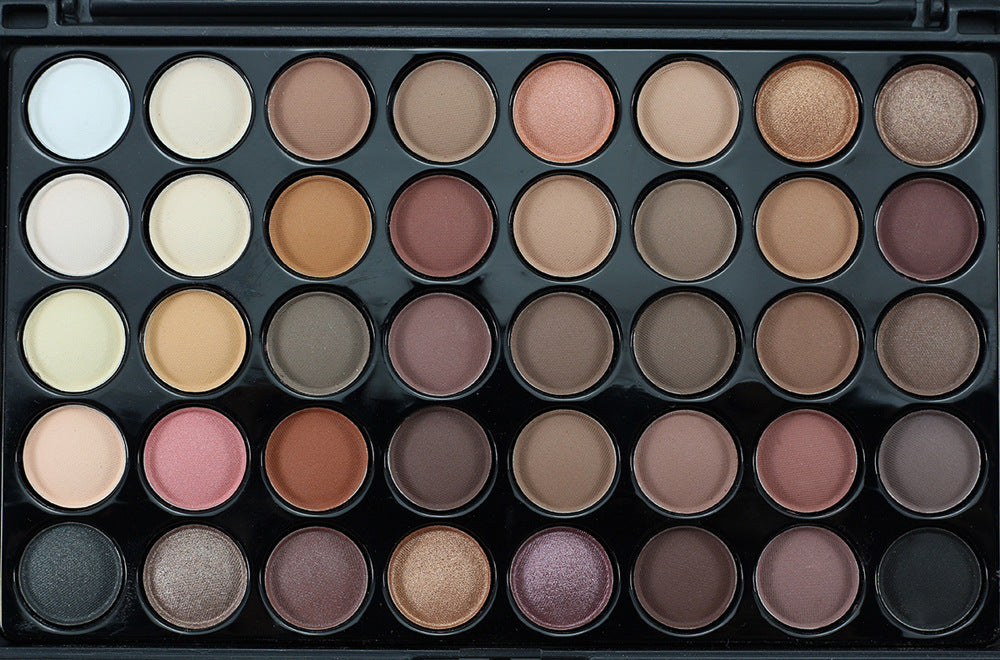 Paleta de maquillaje con purpurina de 40 colores a prueba de agua