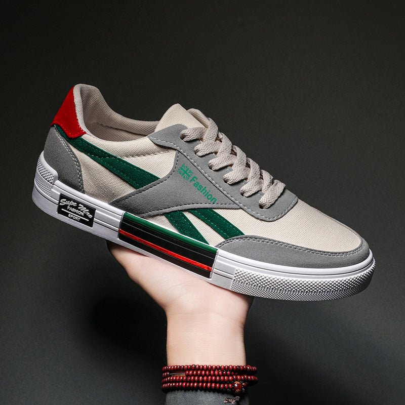 Zapatillas de lona casuales de tendencia coreana para hombre