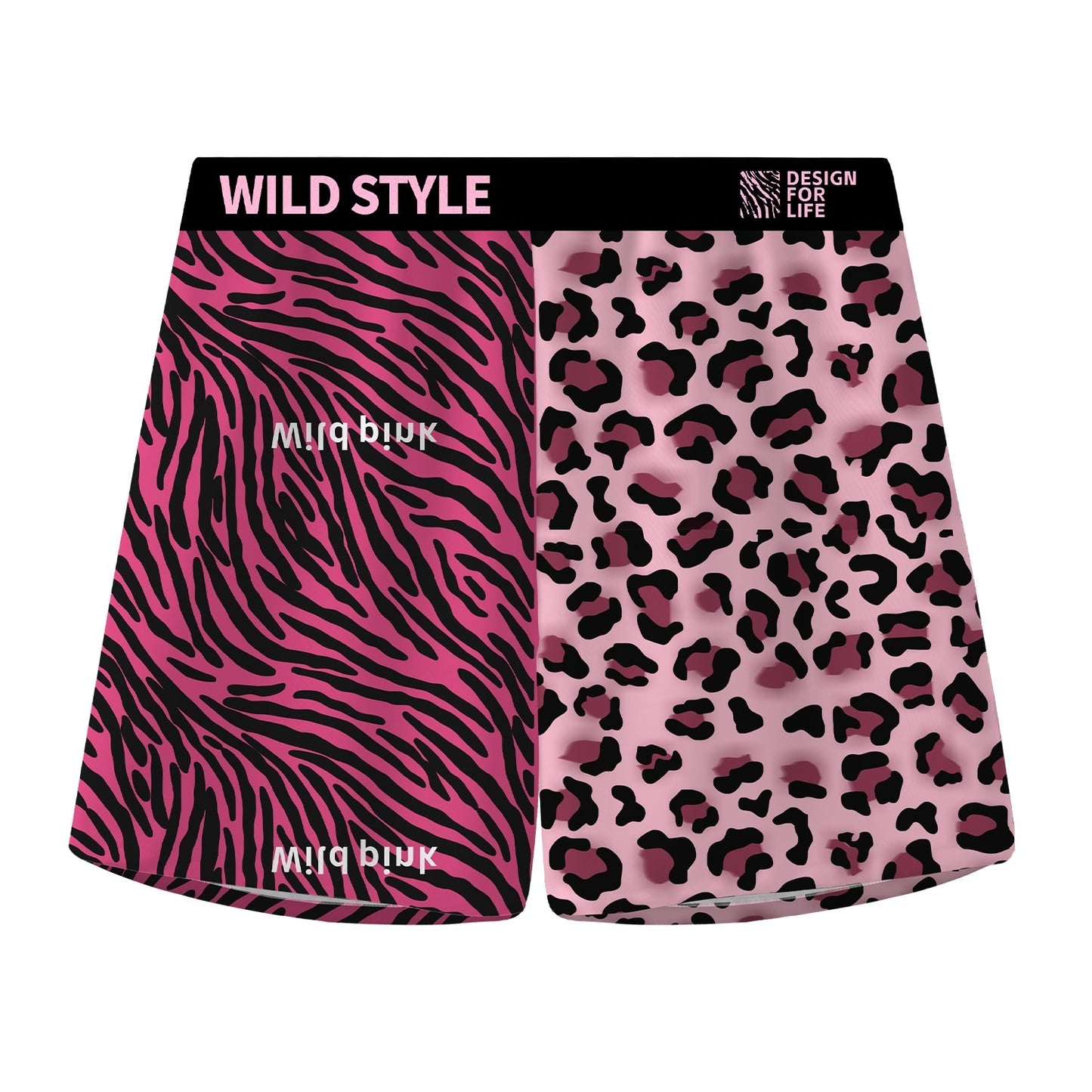 Pantalones Aloha de seda helada con estampado de leopardo para hombre con diseño estampado para usar en casa