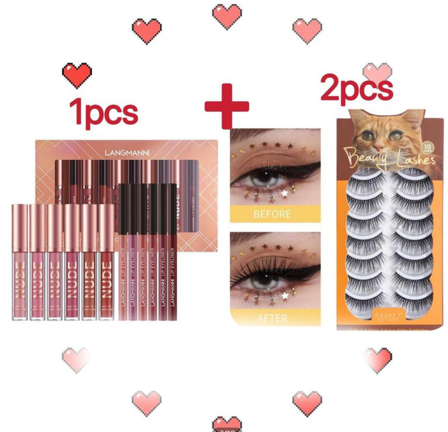 Juego de maquillaje de 12 piezas de delineador de labios y lápiz labial, 6 labiales mate y 6 delineadores de labios, lápiz labial mate resistente al agua de larga duración, cosméticos de belleza, regalo de maquillaje para niñas, juego de lápices labiales
