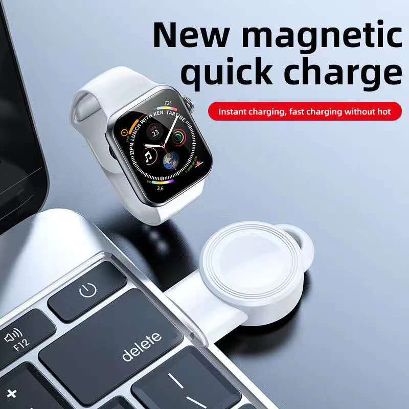 Cargador inalámbrico USB portátil de carga rápida para reloj