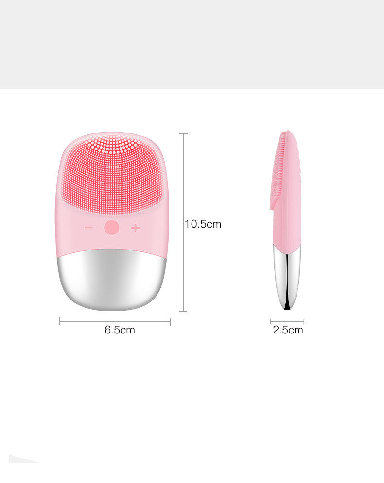 Mini Cepillo de Limpieza Facial Eléctrico de Silicona Limpiador Facial Eléctrico Cepillo de Limpieza Facial Masajeador de Piel Herramientas para el Cuidado de la Piel