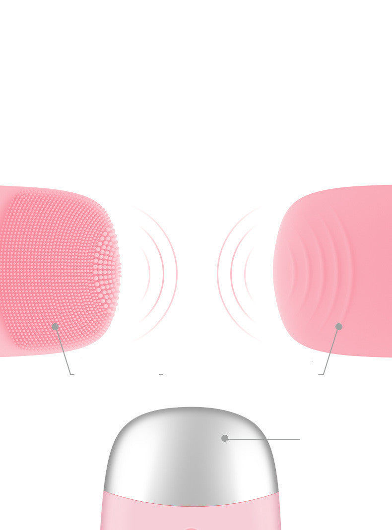Mini Cepillo de Limpieza Facial Eléctrico de Silicona Limpiador Facial Eléctrico Cepillo de Limpieza Facial Masajeador de Piel Herramientas para el Cuidado de la Piel
