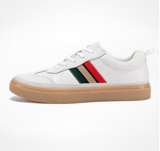 Tendencia Zapatos de Hombre Zapatos Coreanos Zapatos Blancos Zapatillas Casuales