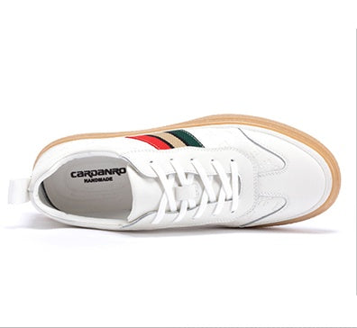 Tendencia Zapatos de Hombre Zapatos Coreanos Zapatos Blancos Zapatillas Casuales