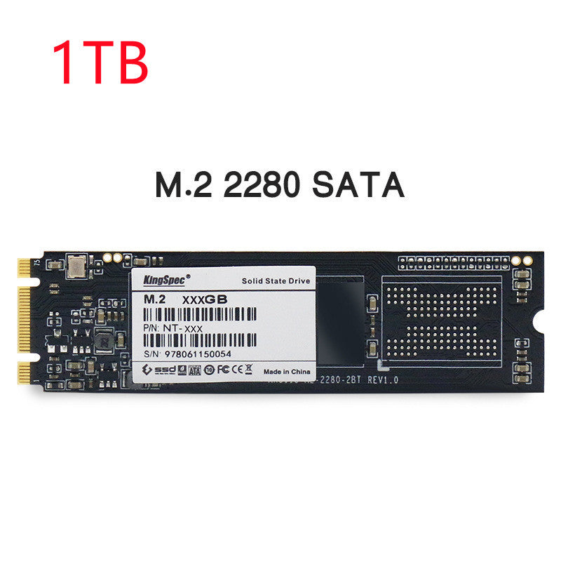 KingSpec M.2 NGFF 2280 SATA 128G 256G SSD Unidad de estado sólido