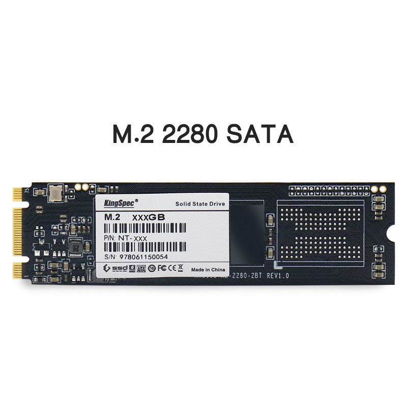 KingSpec M.2 NGFF 2280 SATA 128G 256G SSD Unidad de estado sólido