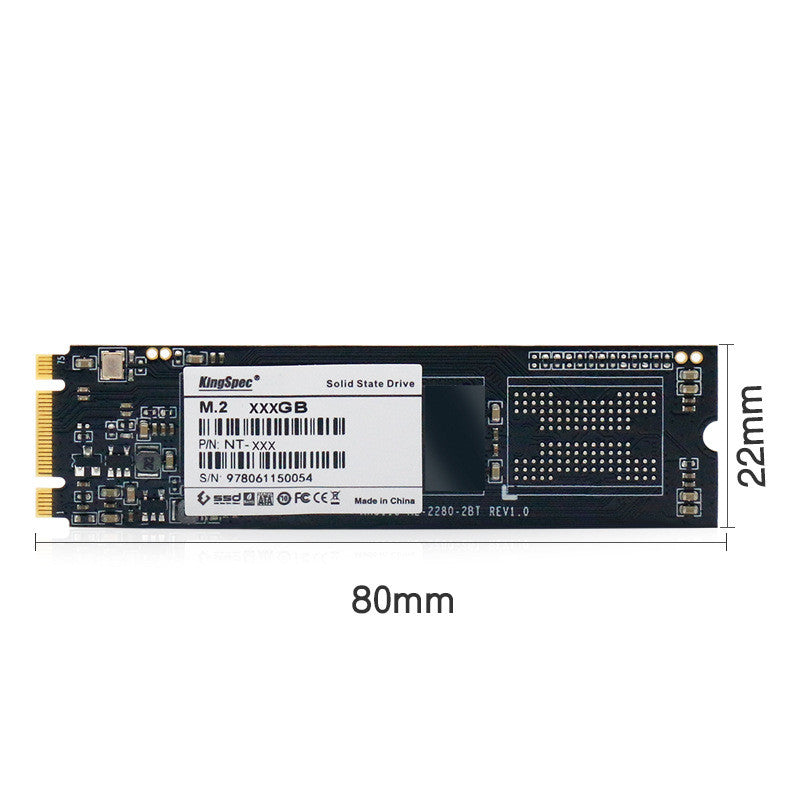 KingSpec M.2 NGFF 2280 SATA 128G 256G SSD Unidad de estado sólido