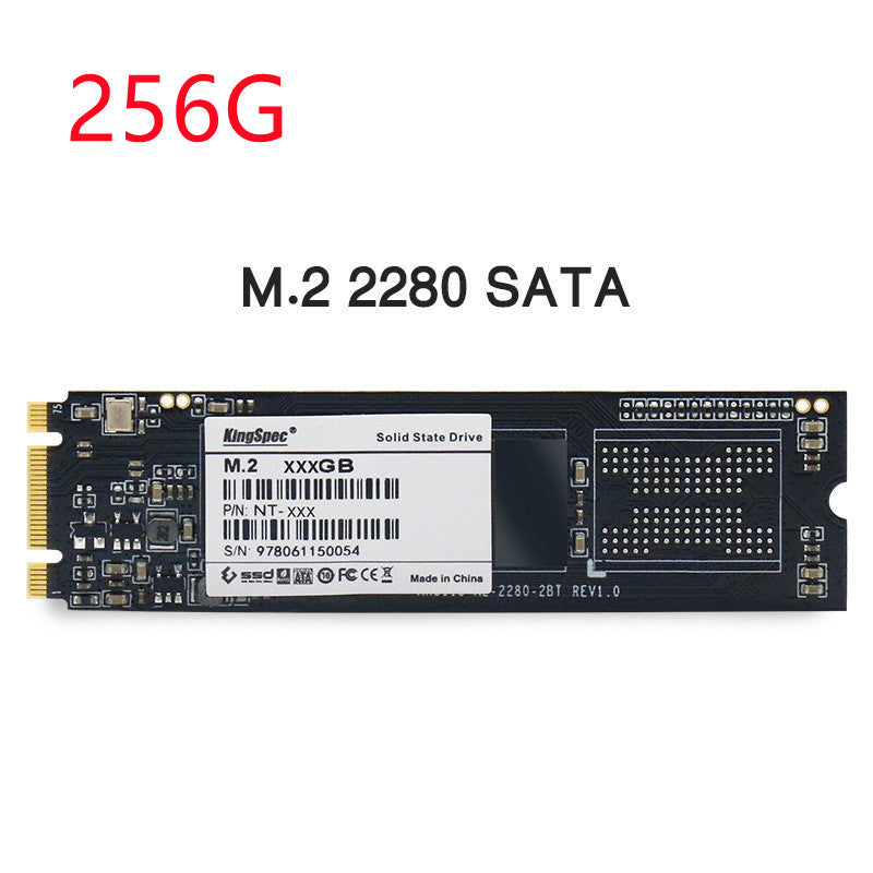 KingSpec M.2 NGFF 2280 SATA 128G 256G SSD Unidad de estado sólido