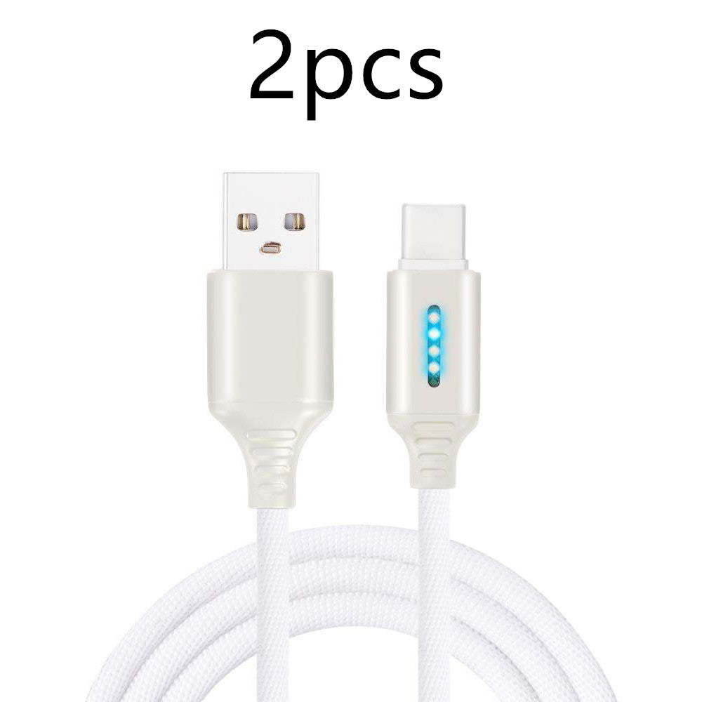 Cable de carga rápida con tejido de tela