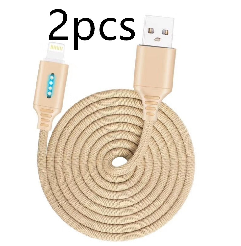 Cable de carga rápida con tejido de tela