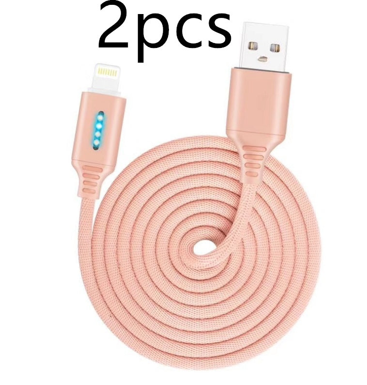 Cable de carga rápida con tejido de tela