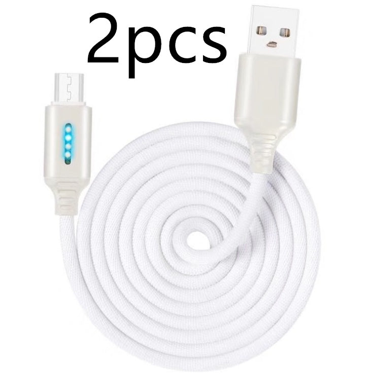 Cable de carga rápida con tejido de tela
