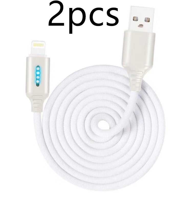 Cable de carga rápida con tejido de tela
