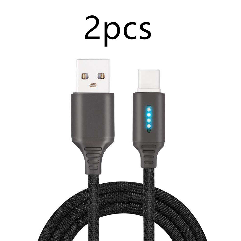 Cable de carga rápida con tejido de tela