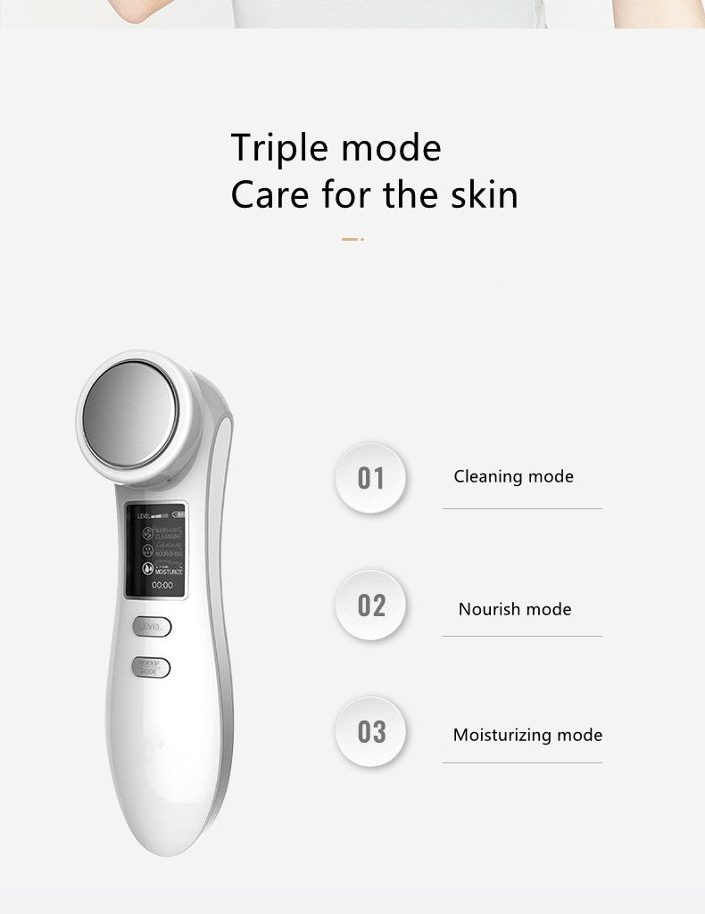 Nuevo equipo de belleza de iontoforesis negativa para cuidado personal