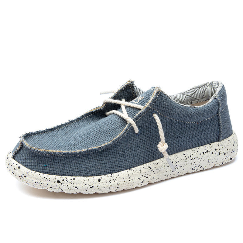 Zapatos de hombre casuales, mocasines planos transpirables