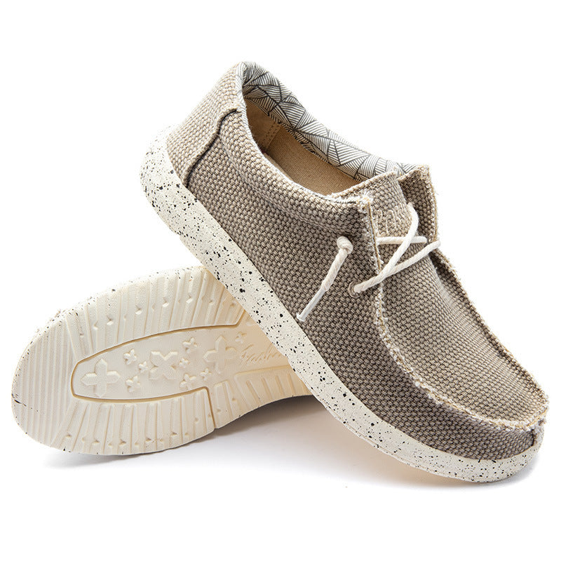 Zapatos de hombre casuales, mocasines planos transpirables