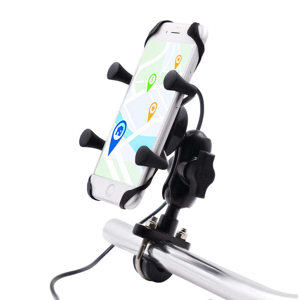 Soporte para teléfono móvil de motocicleta, modificación, bicicleta eléctrica, accesorios de bicicleta, soporte de base de aleación de aluminio