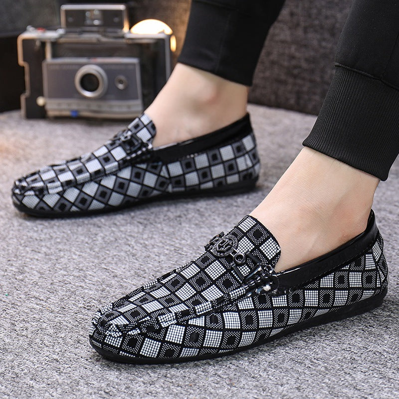 Zapatos Casuales sin Cordones para Hombre Zapatos de Conducir a la Moda