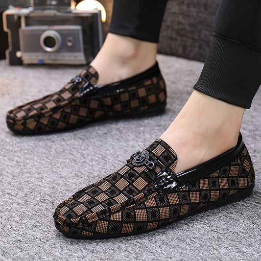 Zapatos Casuales sin Cordones para Hombre Zapatos de Conducir a la Moda