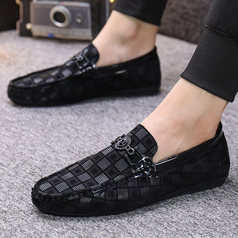Zapatos Casuales sin Cordones para Hombre Zapatos de Conducir a la Moda