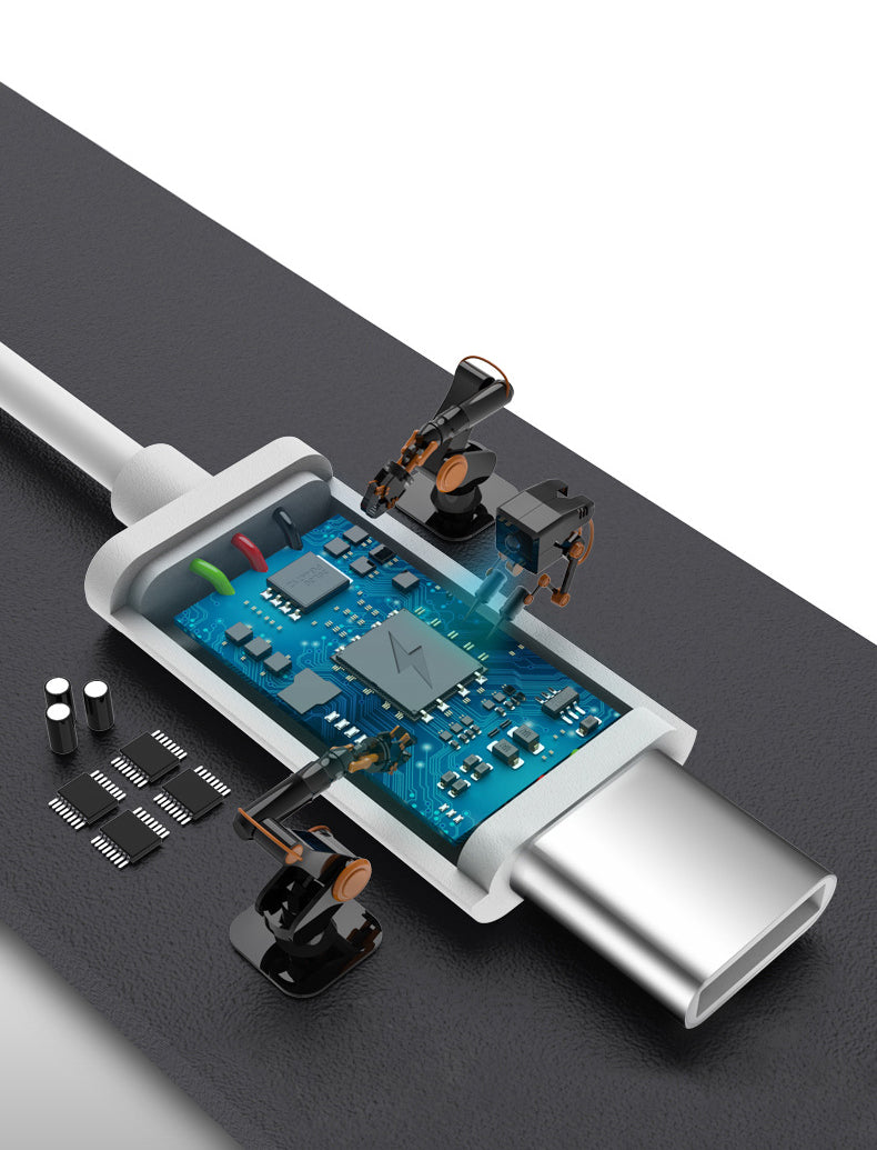 Cable de datos de carga rápida tipo C para Android Cable de carga USB Cable extensor de cargador