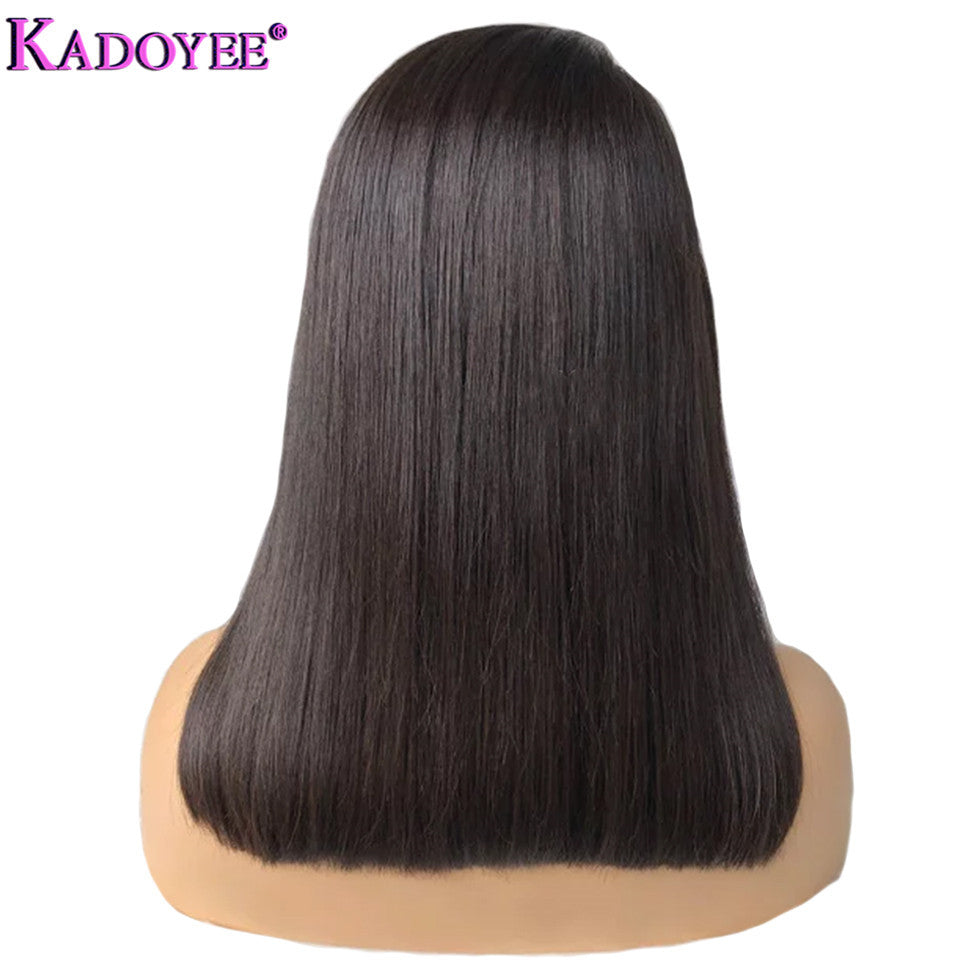 Pelucas Europeas, Americanas, Africanas, Pelucas de Cabello Humano para Mujer, Pelucas Frontales de Encaje Reales