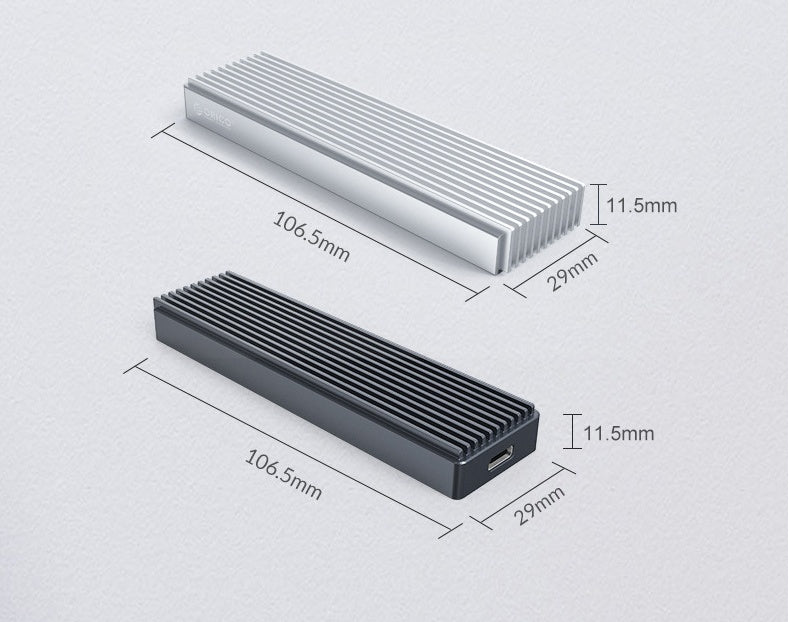 Carcasa de disco duro M.2 Nvme externa Lector de disco duro Usb3.1 Carcasa de disco duro móvil de estado sólido Carcasa de disco duro