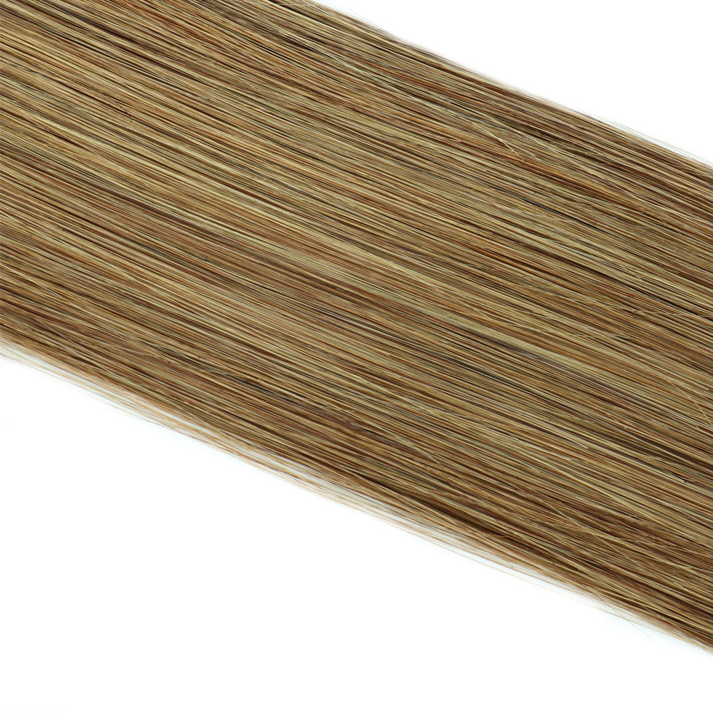 Peluca de cabello de PU con extensión adhesiva de doble cara