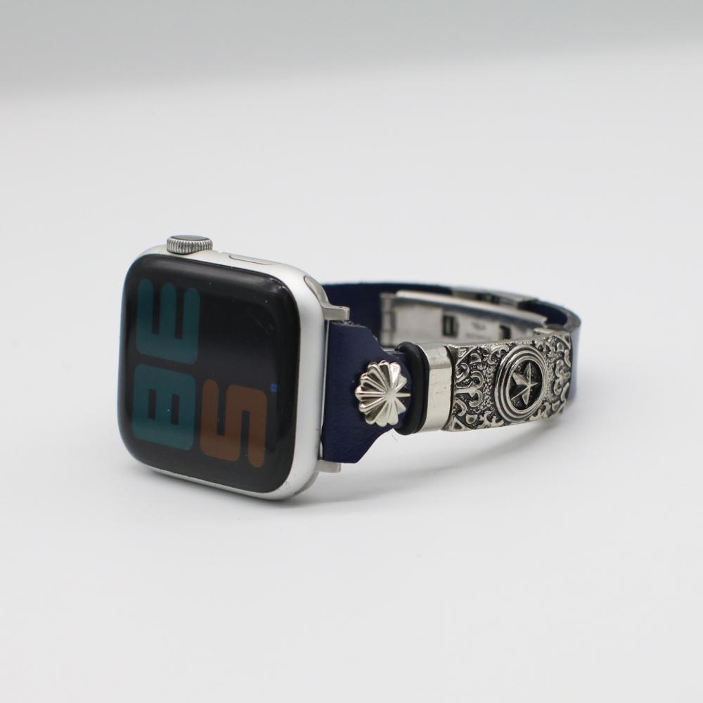 Correa de reloj de pulsera estilo retro, hágalo usted mismo, con relieve