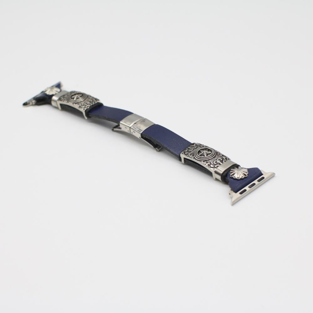 Correa de reloj de pulsera estilo retro, hágalo usted mismo, con relieve